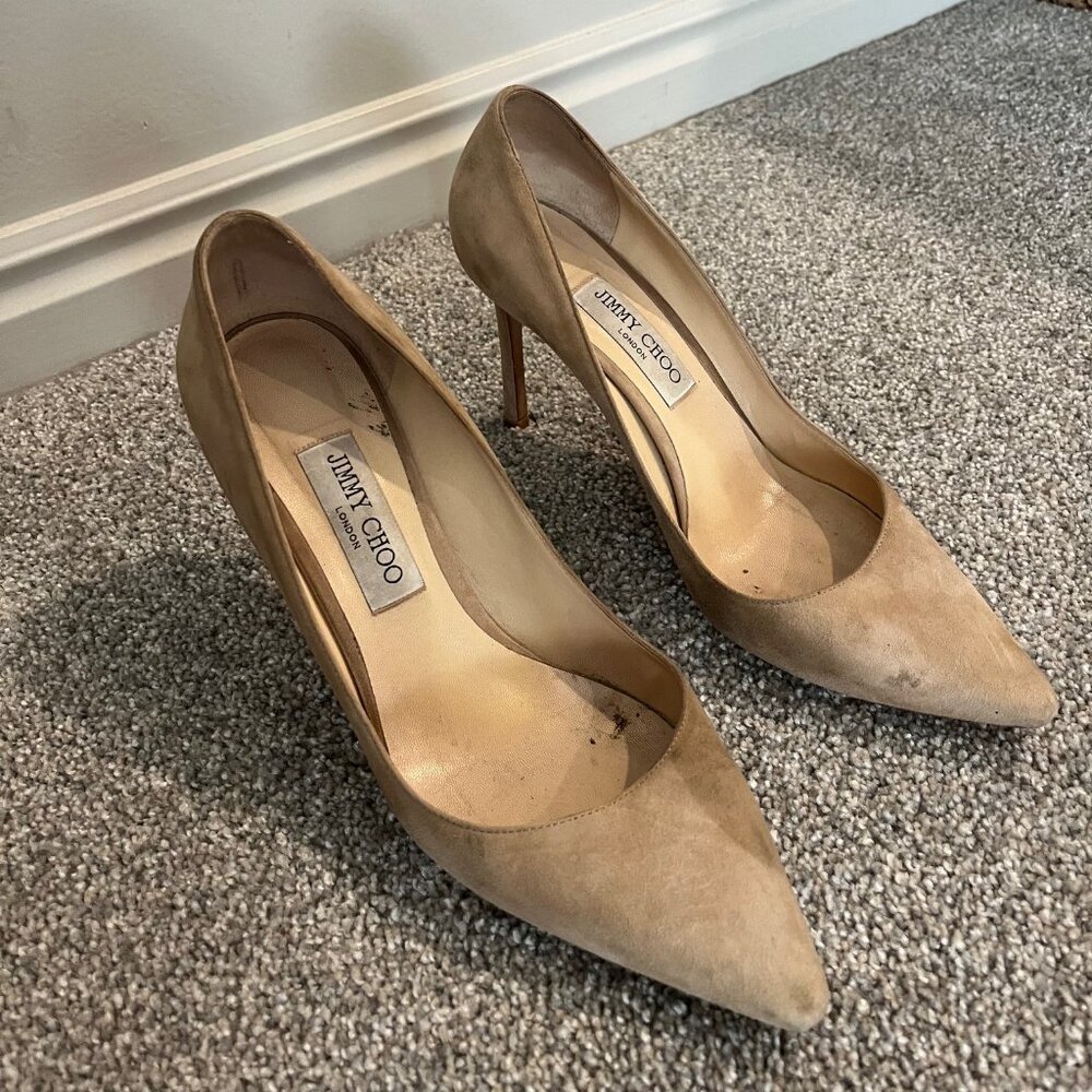 Jimmy Choo Suede Heel - USED - Size 40 / 9.5